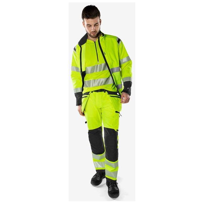 Kansas HIVIS GREEN HÅNDVÆRKER STRETCHBUKS KLASSE 2 2644 GSTP - Sikkerhedsgiganten