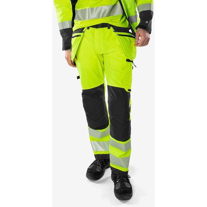 Kansas HIVIS GREEN HÅNDVÆRKER STRETCHBUKS KLASSE 2 2644 GSTP - Sikkerhedsgiganten