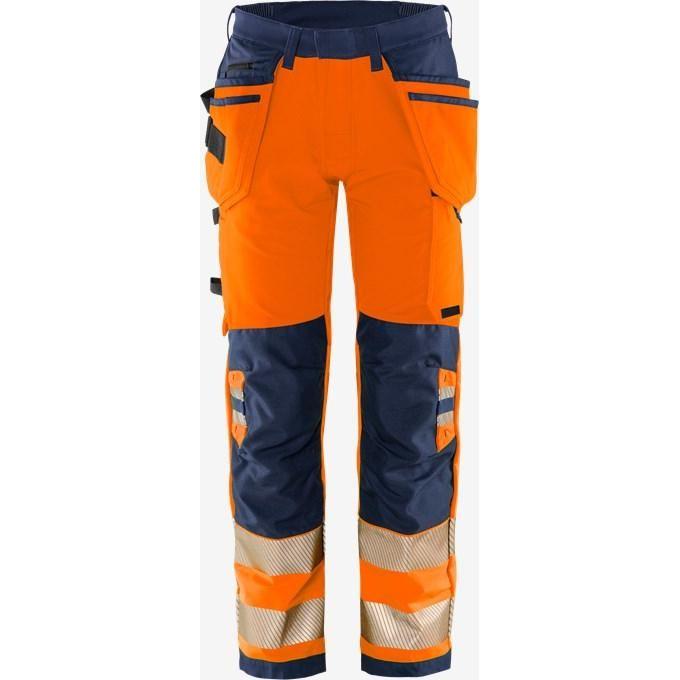 Kansas HIVIS GREEN HÅNDVÆRKER STRETCHBUKS KLASSE 2 2644 GSTP - Sikkerhedsgiganten