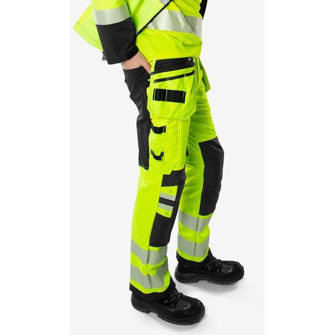 Kansas HIVIS GREEN HÅNDVÆRKER STRETCHBUKS KLASSE 2 2644 GSTP - Sikkerhedsgiganten