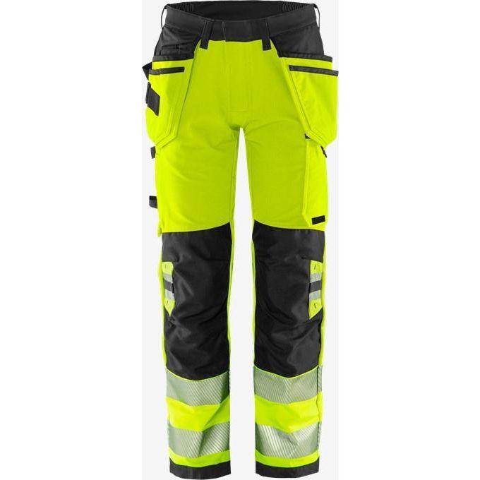 Kansas HIVIS GREEN HÅNDVÆRKER STRETCHBUKS KLASSE 2 2644 GSTP - Sikkerhedsgiganten