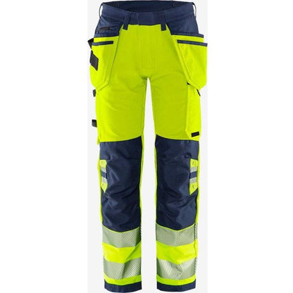 Kansas HIVIS GREEN HÅNDVÆRKER STRETCHBUKS KLASSE 2 2644 GSTP - Sikkerhedsgiganten