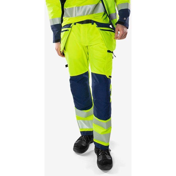 Kansas HIVIS GREEN HÅNDVÆRKER STRETCHBUKS KLASSE 2 2644 GSTP - Sikkerhedsgiganten