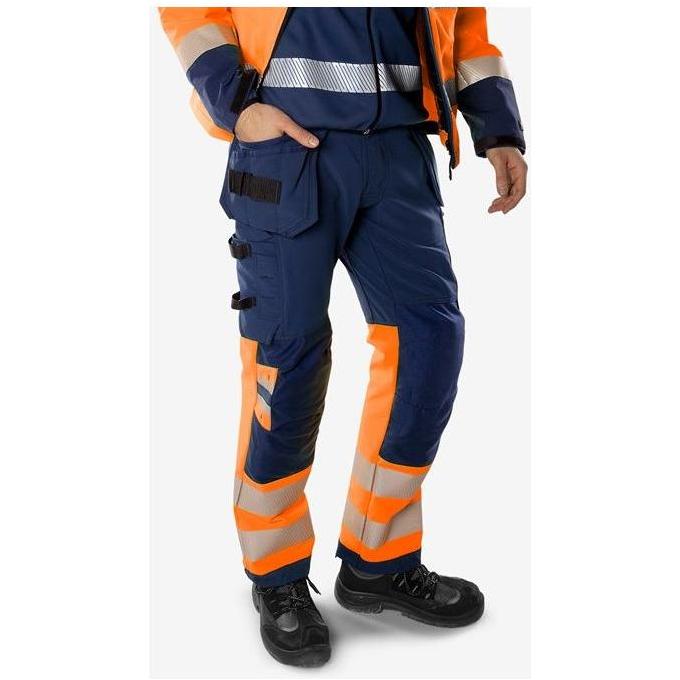 Kansas HIVIS GREEN HÅNDVÆRKER STRETCHBUKSER KLASSE 1 2643 GSTP - Sikkerhedsgiganten