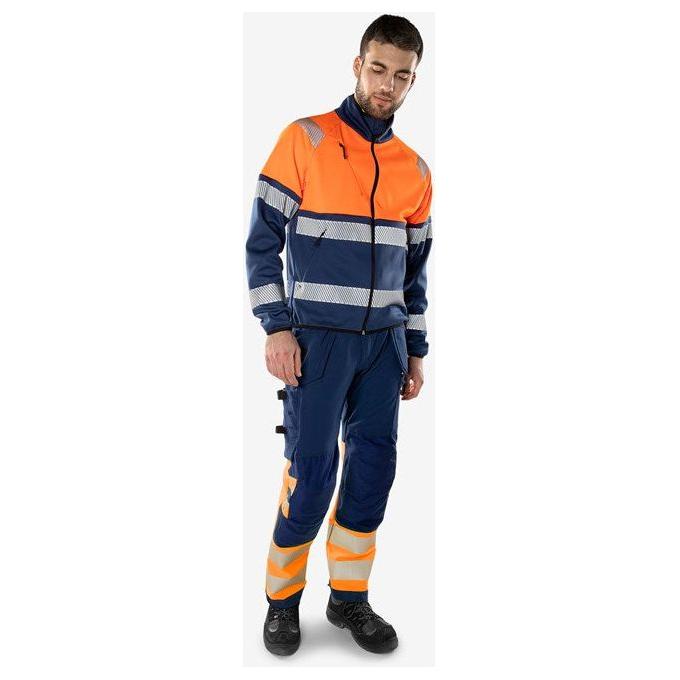 Kansas HIVIS GREEN HÅNDVÆRKER STRETCHBUKSER KLASSE 1 2643 GSTP - Sikkerhedsgiganten