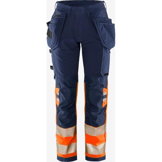 Kansas HIVIS GREEN HÅNDVÆRKER STRETCHBUKSER KLASSE 1 DAME 2663 GSTP - Sikkerhedsgiganten