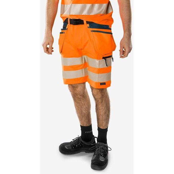 Kansas HIVIS GREEN HÅNDVÆRKER STRETCHSHORTS KLASSE 2 2646 GSTP - Sikkerhedsgiganten