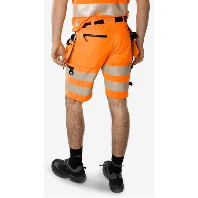 Kansas HIVIS GREEN HÅNDVÆRKER STRETCHSHORTS KLASSE 2 2646 GSTP - Sikkerhedsgiganten