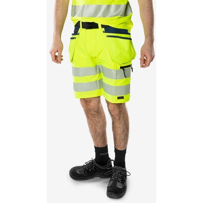 Kansas HIVIS GREEN HÅNDVÆRKER STRETCHSHORTS KLASSE 2 2646 GSTP - Sikkerhedsgiganten