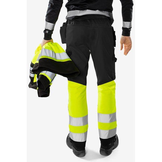 Kansas HIVIS GREEN HÅNDVÆRKERBUKS KL.1 2640 GPLU - Sikkerhedsgiganten