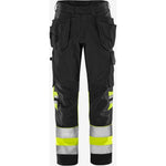 Kansas HIVIS GREEN HÅNDVÆRKERBUKS KL.1 2640 GPLU - Sikkerhedsgiganten