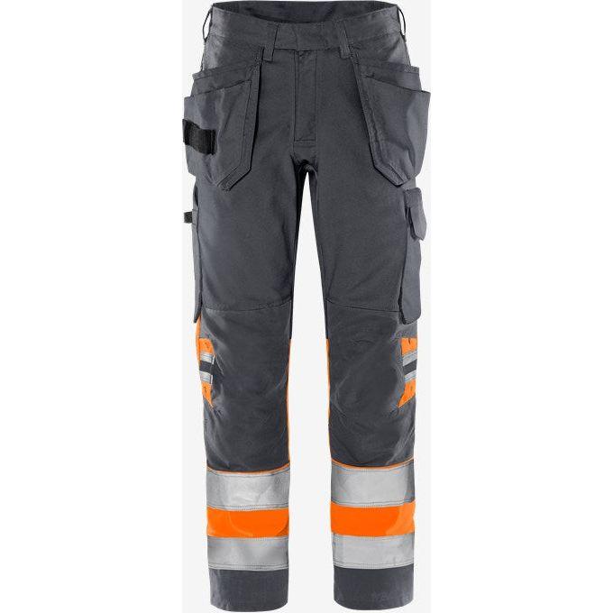 Kansas HIVIS GREEN HÅNDVÆRKERBUKS KL.1 2640 GPLU - Sikkerhedsgiganten