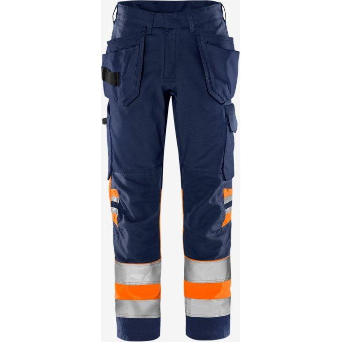Kansas HIVIS GREEN HÅNDVÆRKERBUKS KL.1 2640 GPLU - Sikkerhedsgiganten