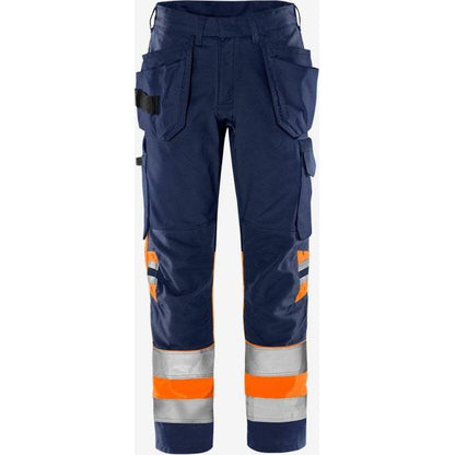 Kansas HIVIS GREEN HÅNDVÆRKERBUKS KL.1 2640 GPLU - Sikkerhedsgiganten