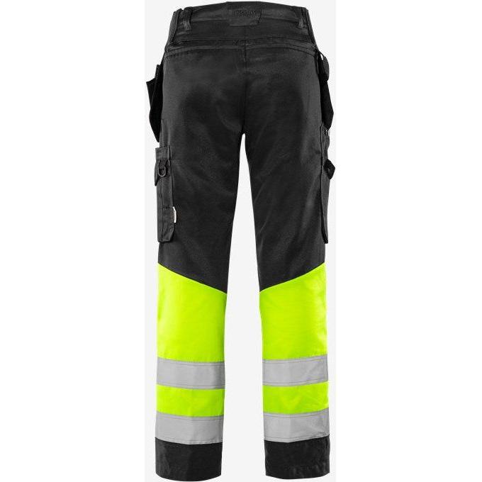 Kansas HIVIS GREEN HÅNDVÆRKERBUKS KL.1 2640 GPLU - Sikkerhedsgiganten