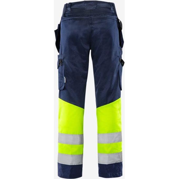 Kansas HIVIS GREEN HÅNDVÆRKERBUKS KL.1 2640 GPLU - Sikkerhedsgiganten
