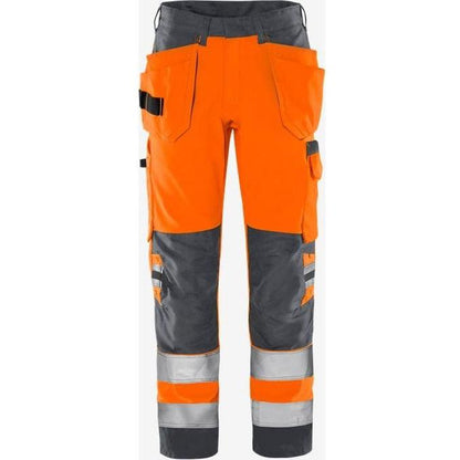 Kansas HIVIS GREEN HÅNDVÆRKERBUKS KL.2 2641 GPLU - Sikkerhedsgiganten