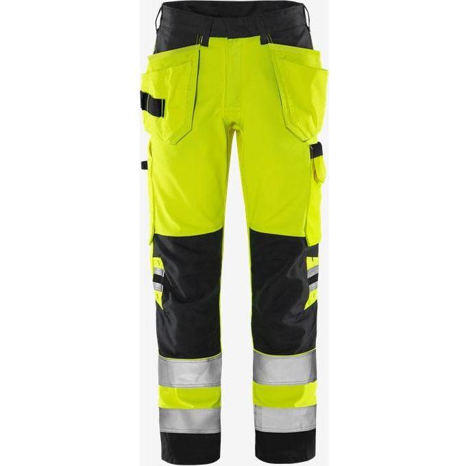 Kansas HIVIS GREEN HÅNDVÆRKERBUKS KL.2 2641 GPLU - Sikkerhedsgiganten