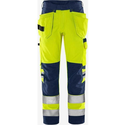 Kansas HIVIS GREEN HÅNDVÆRKERBUKS KL.2 2641 GPLU - Sikkerhedsgiganten