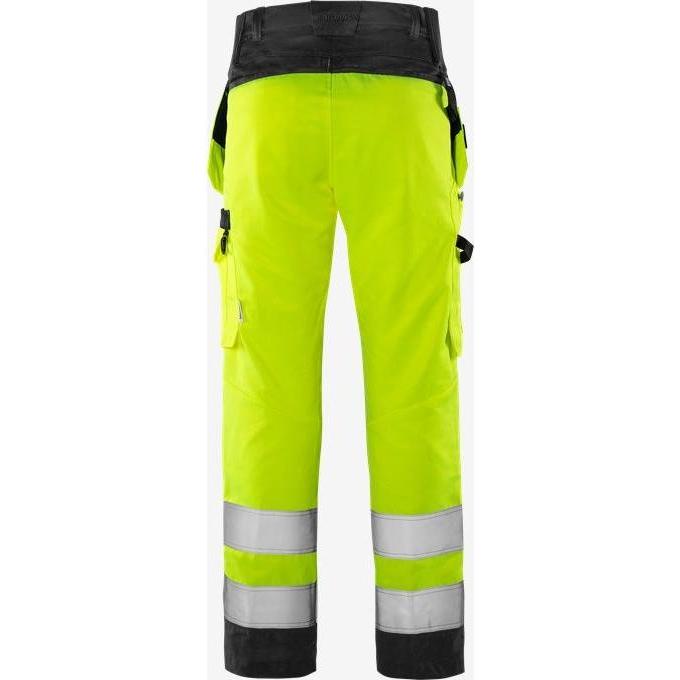 Kansas HIVIS GREEN HÅNDVÆRKERBUKS KL.2 2641 GPLU - Sikkerhedsgiganten