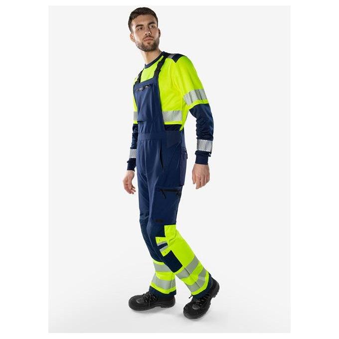 Kansas HIVIS GREEN STRETCH OVERALLS KLASSE 1 1032 GSTP - Sikkerhedsgiganten