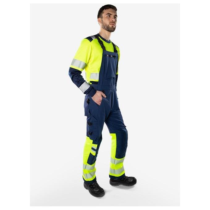 Kansas HIVIS GREEN STRETCH OVERALLS KLASSE 1 1032 GSTP - Sikkerhedsgiganten