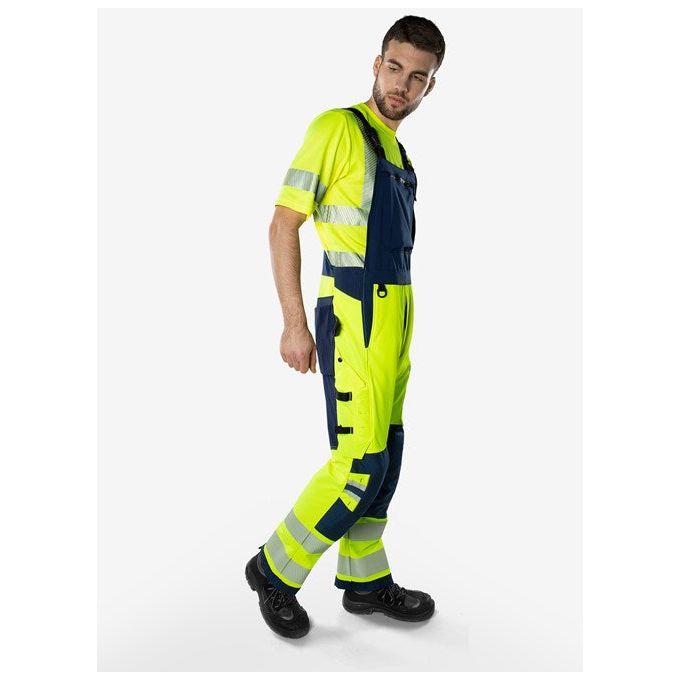 Kansas HIVIS GREEN STRETCH OVERALLS KLASSE 2 1031 GSTP - Sikkerhedsgiganten