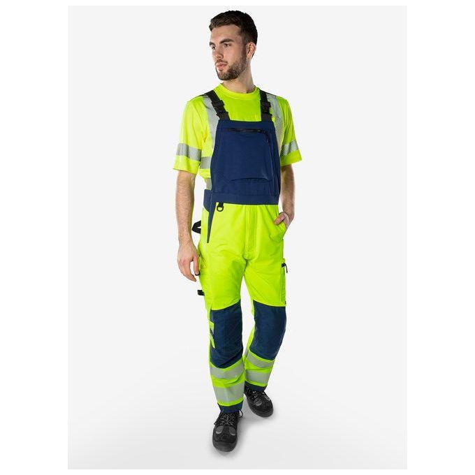 Kansas HIVIS GREEN STRETCH OVERALLS KLASSE 2 1031 GSTP - Sikkerhedsgiganten
