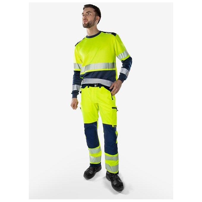 Kansas HIVIS GREEN STRETCHBUKSER KLASSE 2 2645 GSTP - Sikkerhedsgiganten