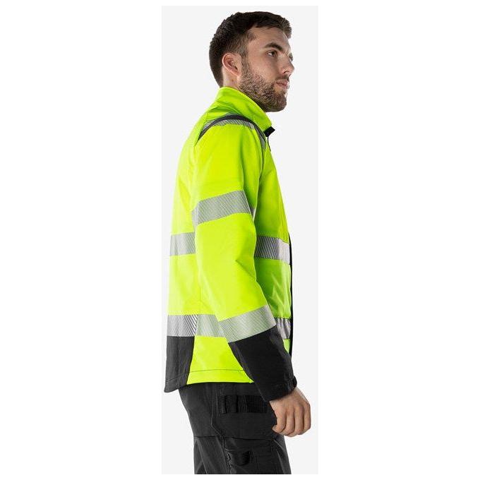 Kansas HIVIS GREEN STRETCHJAKKE KLASSE 3 4647 GSTP - Sikkerhedsgiganten