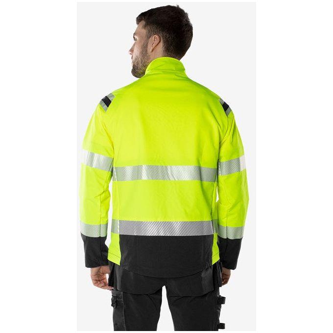 Kansas HIVIS GREEN STRETCHJAKKE KLASSE 3 4647 GSTP - Sikkerhedsgiganten