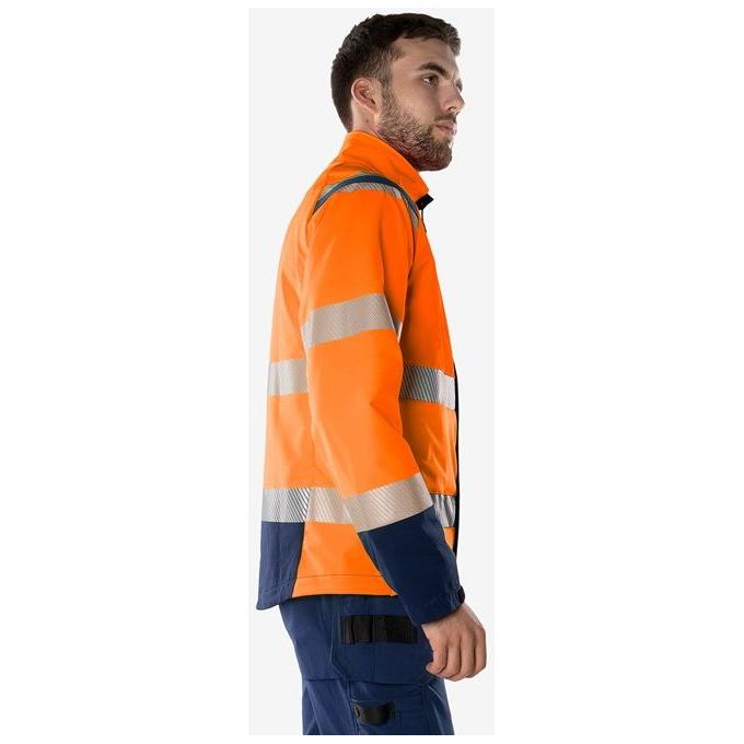 Kansas HIVIS GREEN STRETCHJAKKE KLASSE 3 4647 GSTP - Sikkerhedsgiganten
