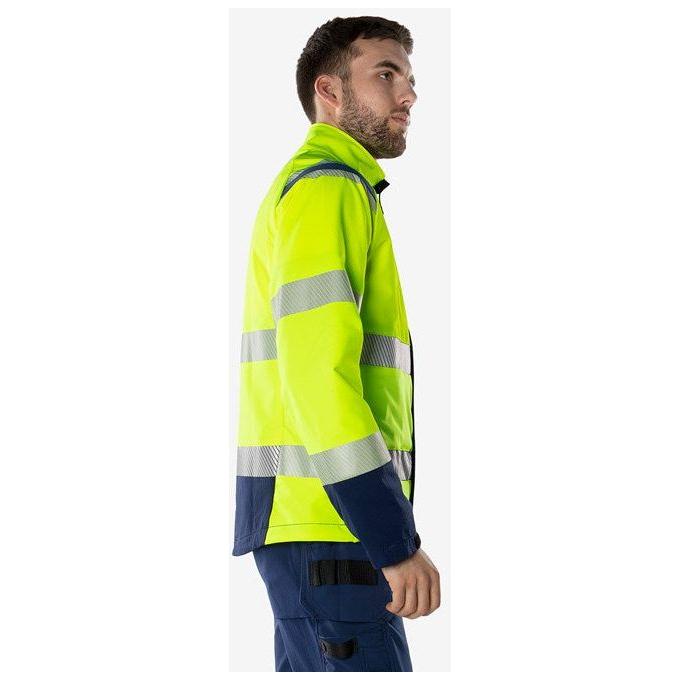 Kansas HIVIS GREEN STRETCHJAKKE KLASSE 3 4647 GSTP - Sikkerhedsgiganten