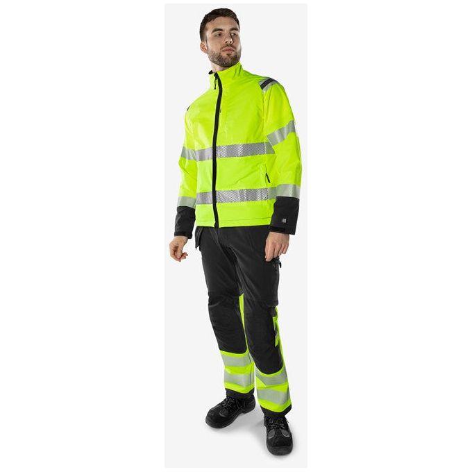 Kansas HIVIS GREEN STRETCHJAKKE KLASSE 3 4647 GSTP - Sikkerhedsgiganten