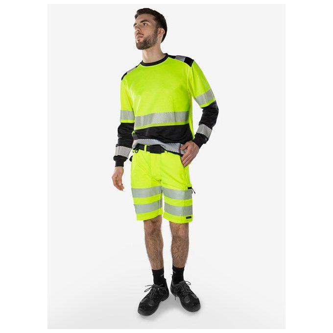 Kansas HIVIS GREEN STRETCHSHORTS KLASSE 2 2648 GSTP - Sikkerhedsgiganten