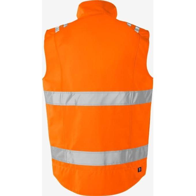 Kansas HIVIS GREEN VEST KL.2 5067 GPLU - Sikkerhedsgiganten