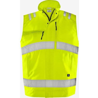 Kansas HIVIS GREEN VEST KL.2 5067 GPLU - Sikkerhedsgiganten