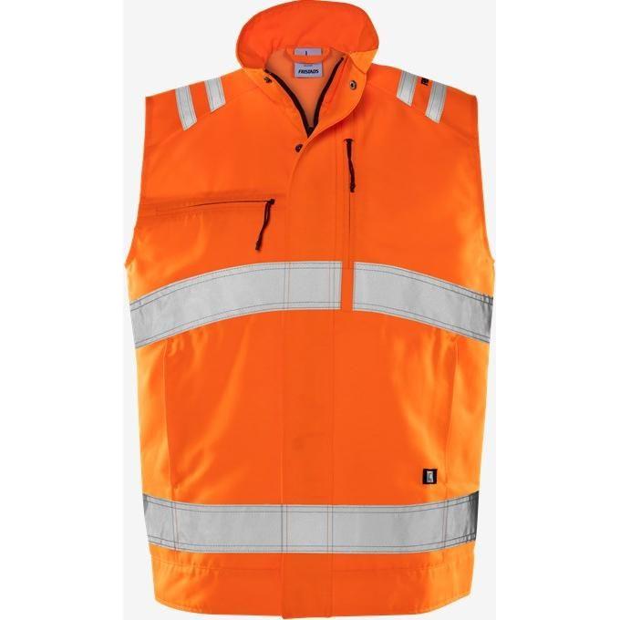 Kansas HIVIS GREEN VEST KL.2 5067 GPLU - Sikkerhedsgiganten