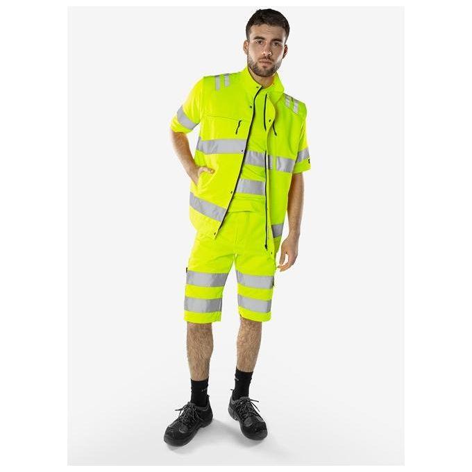 Kansas HIVIS GREEN VEST KL.2 5067 GPLU - Sikkerhedsgiganten