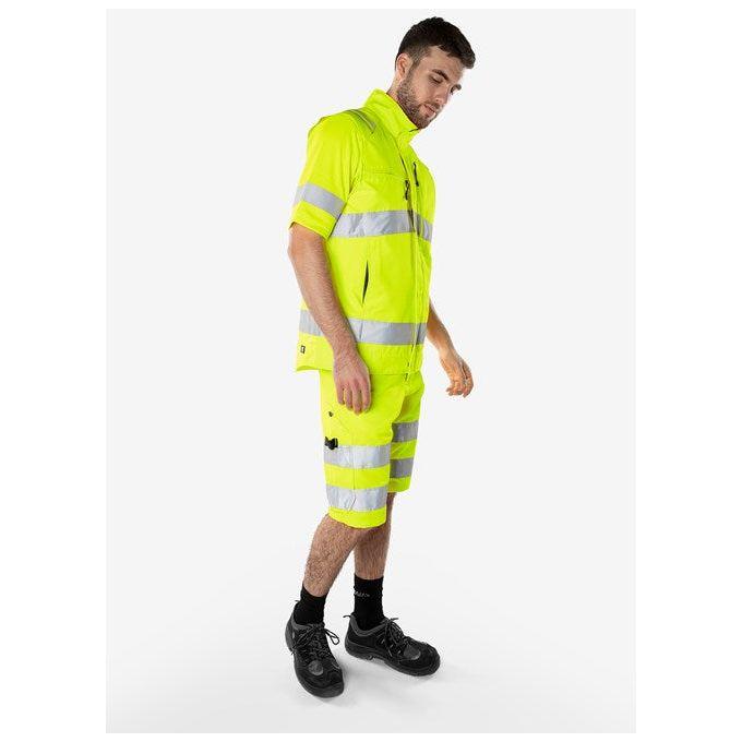 Kansas HIVIS GREEN VEST KL.2 5067 GPLU - Sikkerhedsgiganten