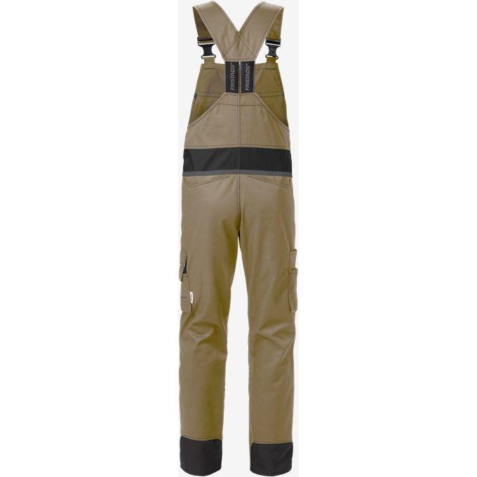 Kansas Overall 1555 Khaki/sort - Sikkerhedsgiganten