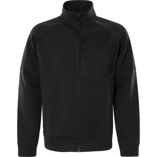 Kansas Sweatshirt jakke 7830 GKI - Sort - Sikkerhedsgiganten