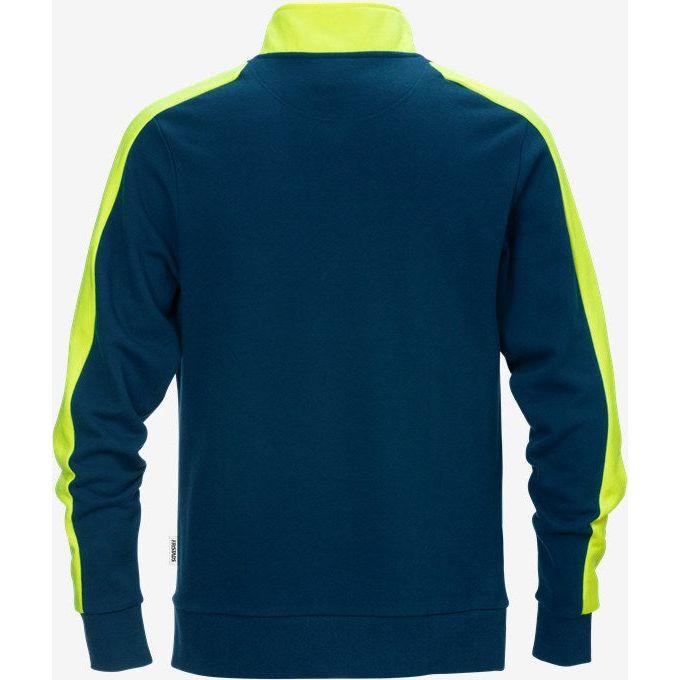 Kansas SWEATSHIRT MED KORT LYNLÅS 7449 - Sikkerhedsgiganten