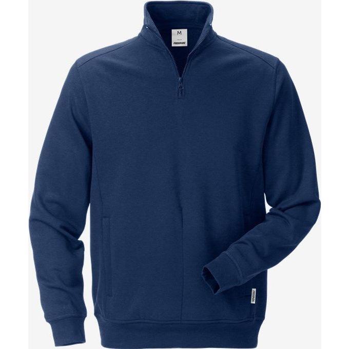 Kansas SWEATSHIRT MED KORT LYNLÅS 7607 - Sikkerhedsgiganten