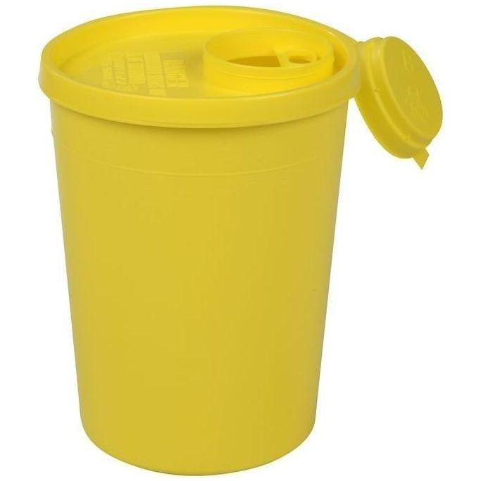 Kanyleboks, Uson, 19cm, Ø14,5cm, 2000 ml, gul - Sikkerhedsgiganten
