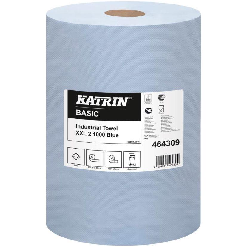 Katrin 464309 Basic aftørringsruller 38 cm x 360 meter 2 ruller - Sikkerhedsgiganten