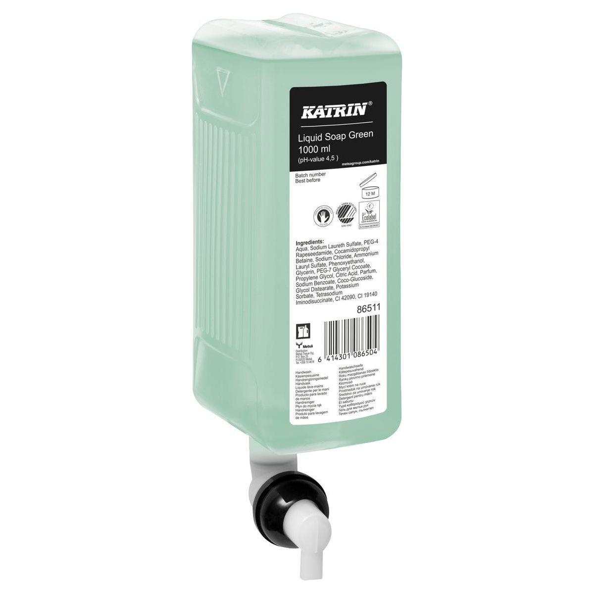 Katrin Green flydende skumsæbe 86511 1000 ml - Sikkerhedsgiganten