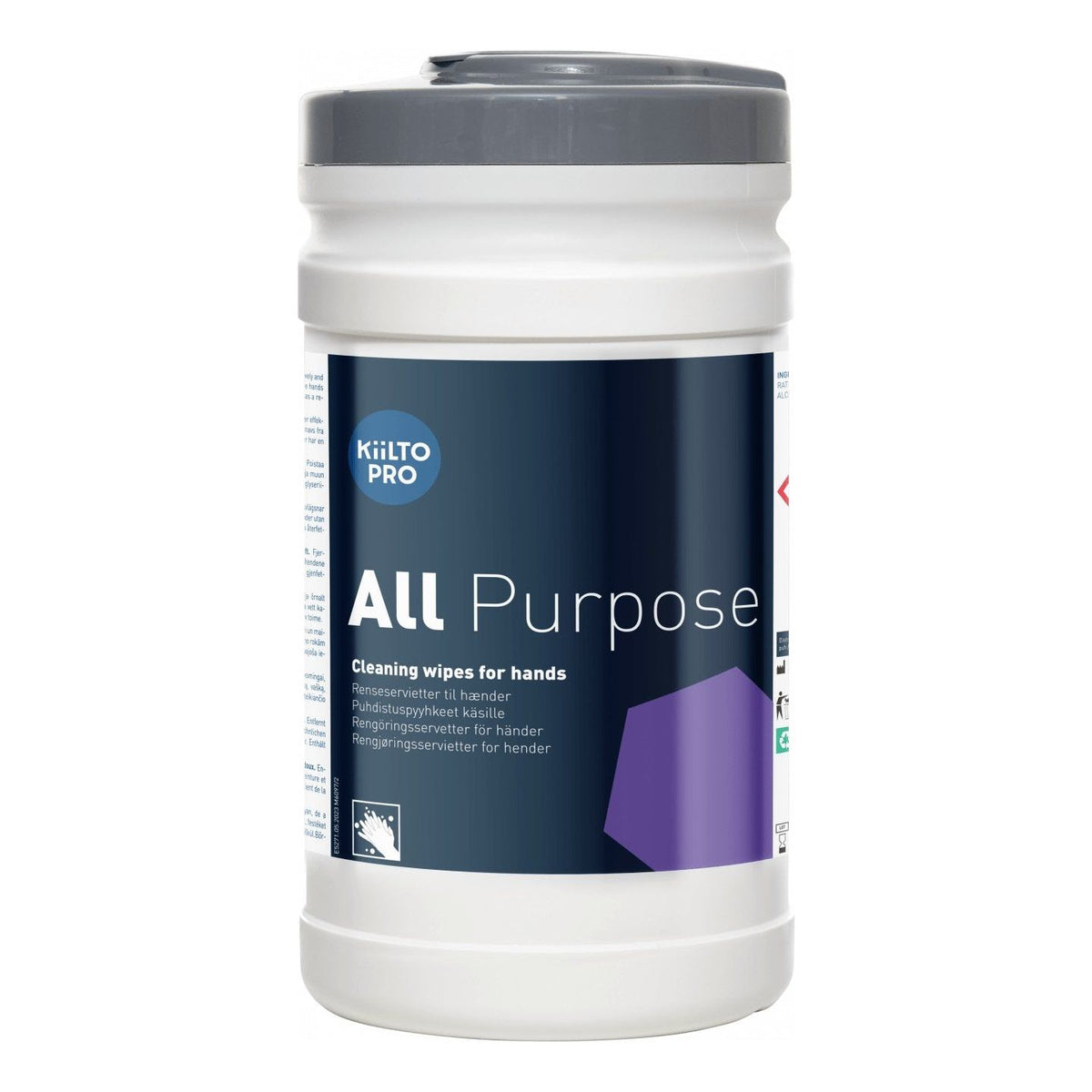 Kiilto Pro All Purpose håndrens wipes 100 stk - Sikkerhedsgiganten
