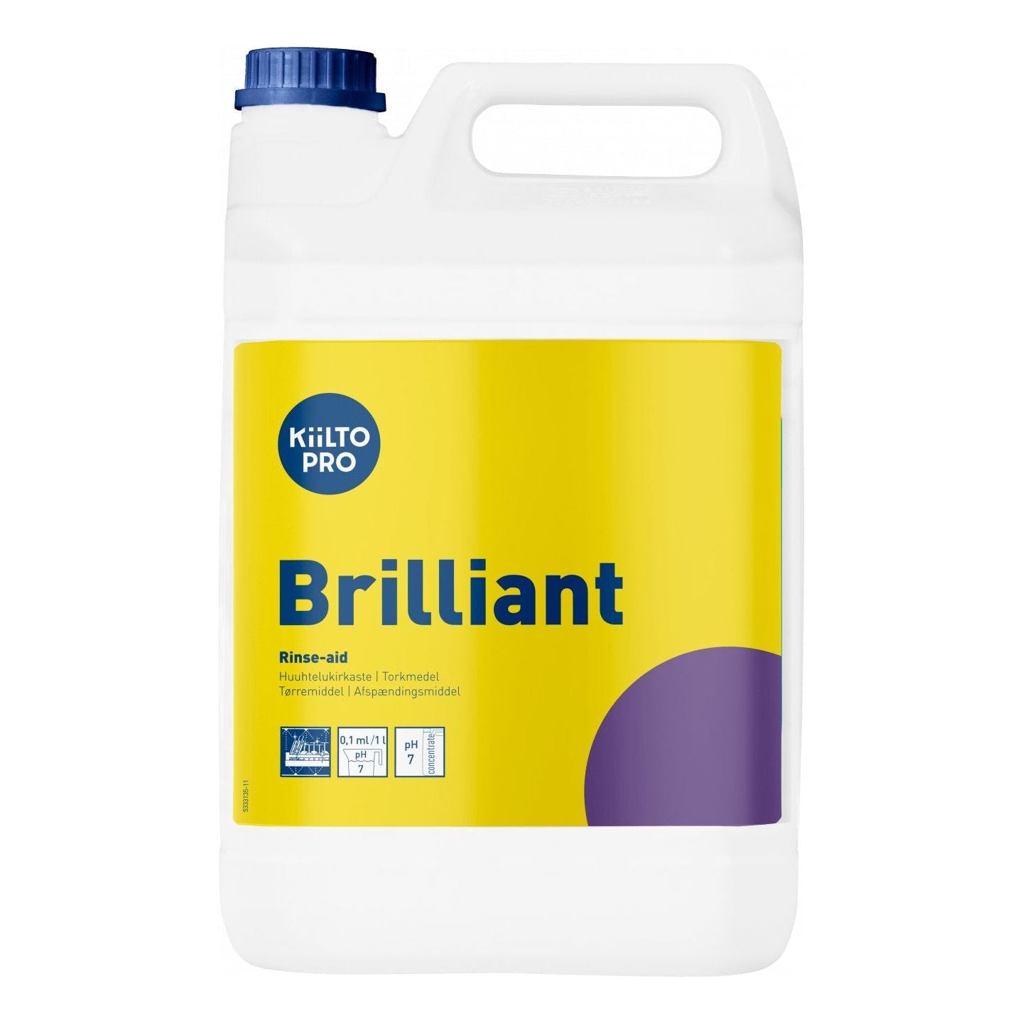 Kiilto Pro Brilliant afspændingsmiddel 5 liter - Sikkerhedsgiganten