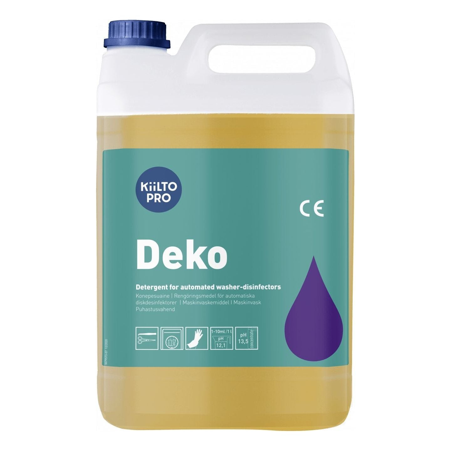 Kiilto Pro Deko Maskinvaskemiddel til sundhedssektoren 5 liter - Sikkerhedsgiganten